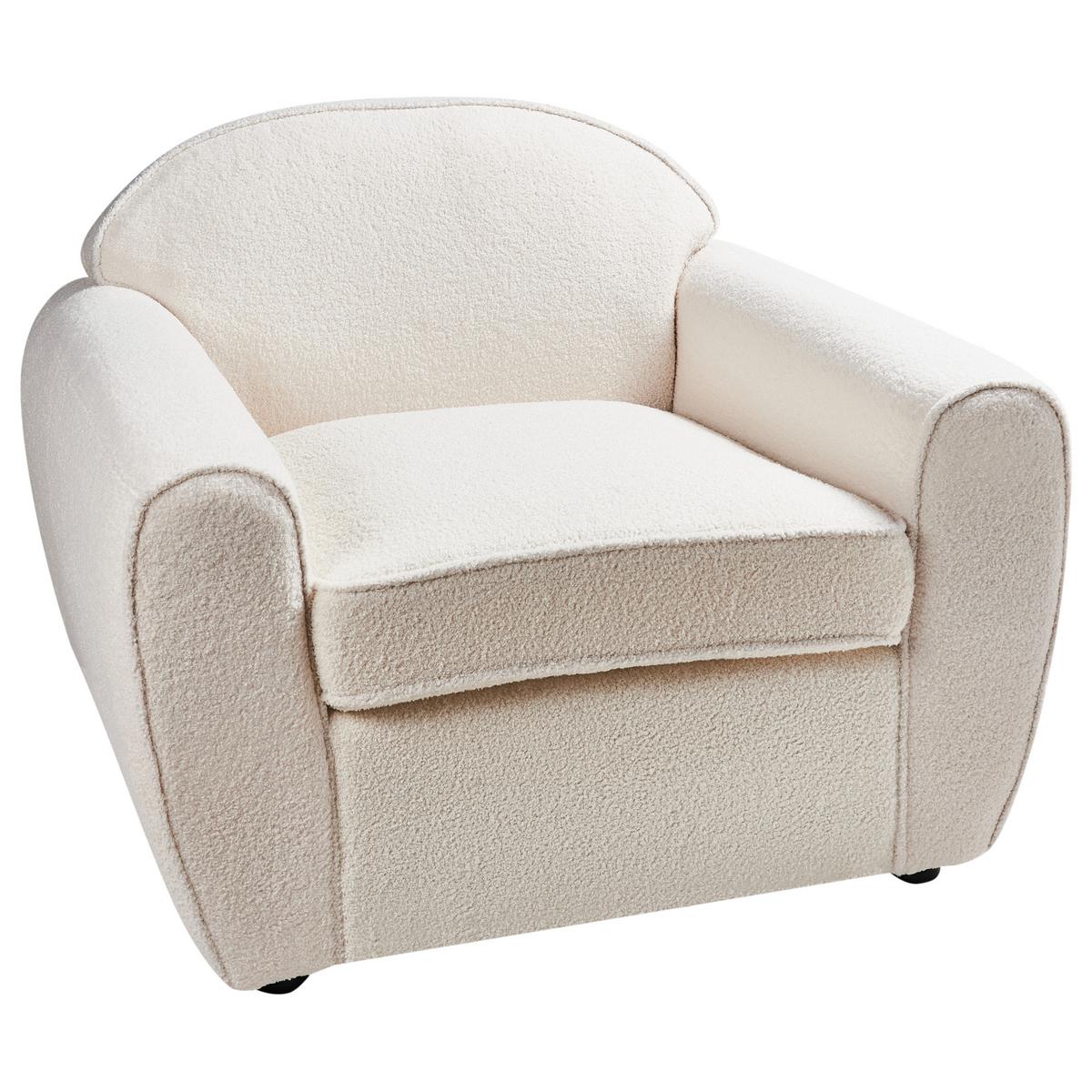 SESSEL Hellbeige Ellede - Beige, Textil (93/73/90cm) - Beliani