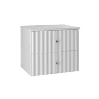 WASCHTISCHUNTERSCHRANK 60.6cm Izae Weiß - Weiß, Holzwerkstoff (60.6/52.2/46.5cm) - Petits-meubles