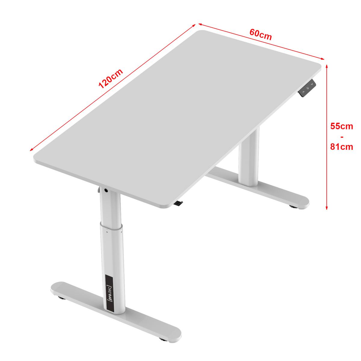 KINDERSCHREIBTISCH Ringe - Weiß, Holzwerkstoff (120/81/60cm) - pro.tec