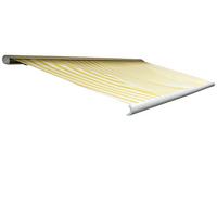 ELEKTRISCHE KASSETTENMARKISE Gelb, Weiß - Gelb/Weiß, Textil (400/23/300cm) - MCW