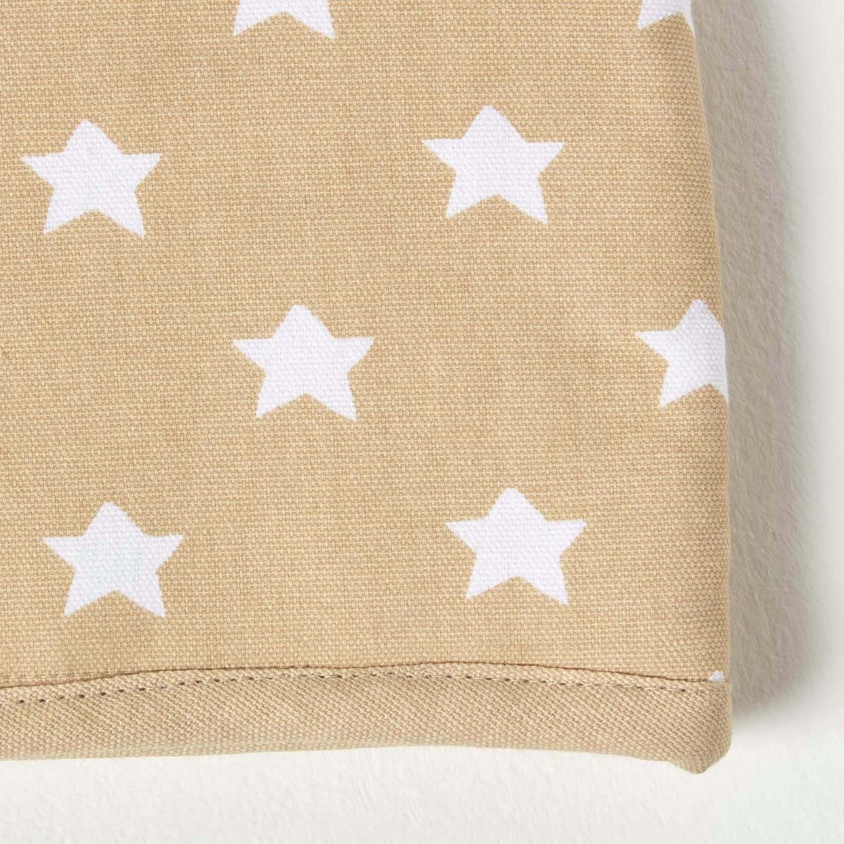 TEA COSY – Stoff-Teewärmer Sterne - Beige, Textil (36/24/36cm) - Homescapes