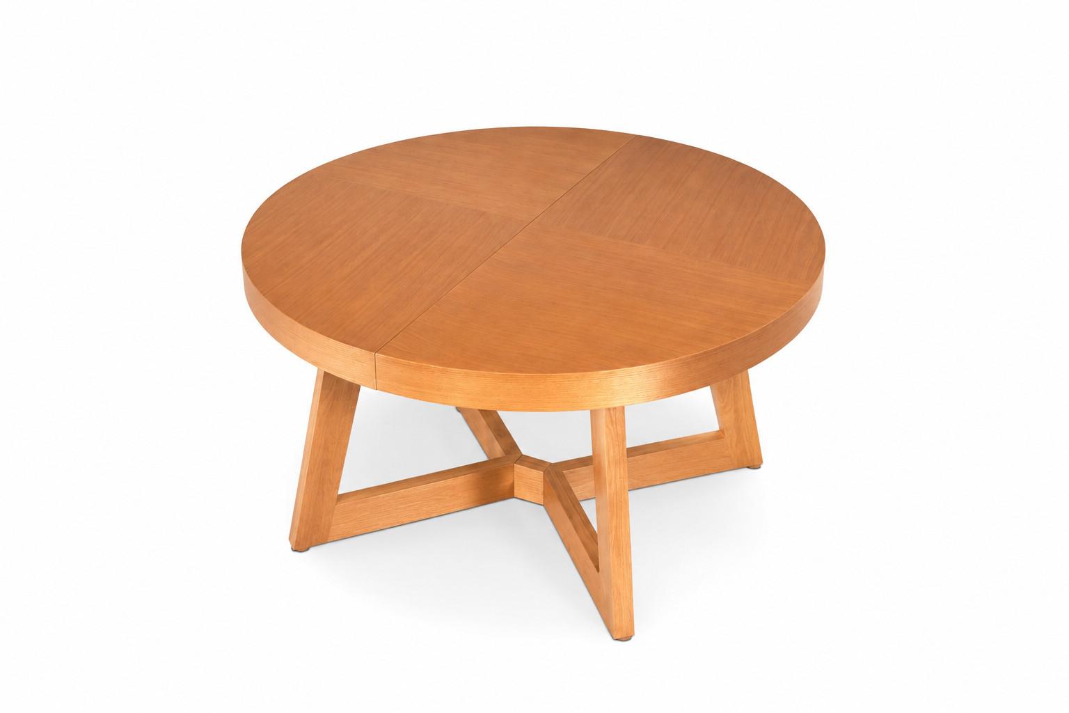 ESSTISCH SOLIS Ausziehbar 130 - 230 / 130 x 76 cm - Gelb/Erlefarben, Holz (130/130/76cm) - MASSENO