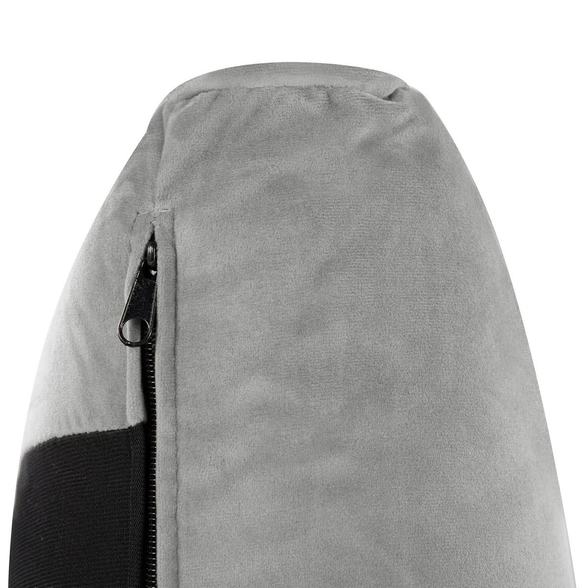 POLSTERBETT 180/200cm Grau Melle - Grau, Textil (180/200cm) - Beliani