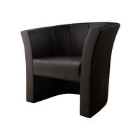 SESSEL Niko - Schwarz, Holzwerkstoff/Kunststoff (71/76/65cm) - MIRJAN24