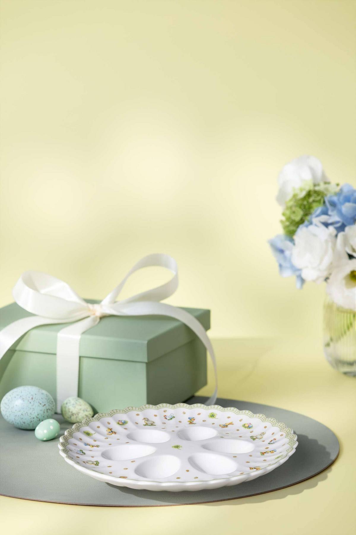 EIERTELLER Easter Delight grün ø 24,2 cm - Grün, Keramik (24.2/3.2/24.2cm) - Villeroy & Boch