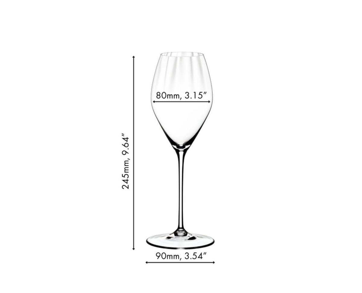 CHAMPAGNERGLÄSER Performance transparent 375 ml 2er Set - Transparent, Glas (0.375L) - Riedel