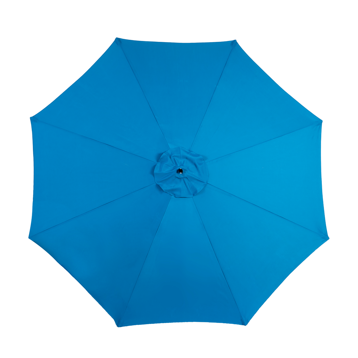 AMPELSCHIRM 294 cm Blau Stahl Hängender Gartenschirm mit Kurbel & Neigungsfunktion für Terrasse - Dunkelblau, Metall (294/294cm) - Urban Meuble