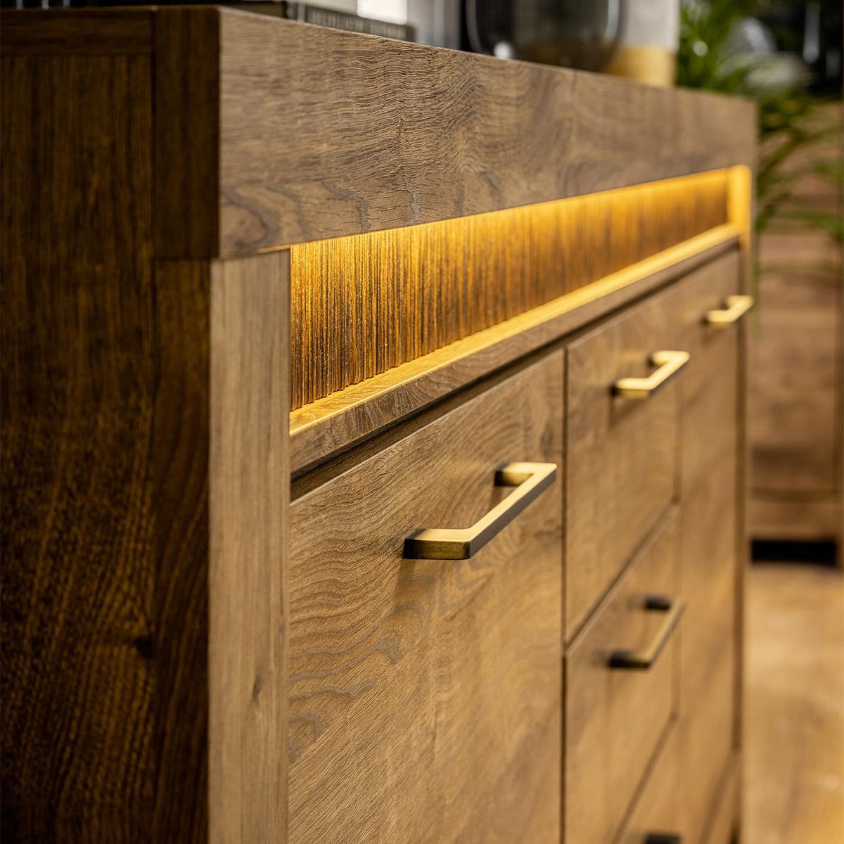 SIDEBOARD Amaury Holz - Braun, Holzwerkstoff (180/93/45cm) - Petits-meubles