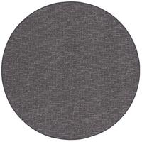 SCHLINGEN DESIGNER TEPPICH NIVA RUND - Anthrazit, Textil (200/200cm) - Snapstyle