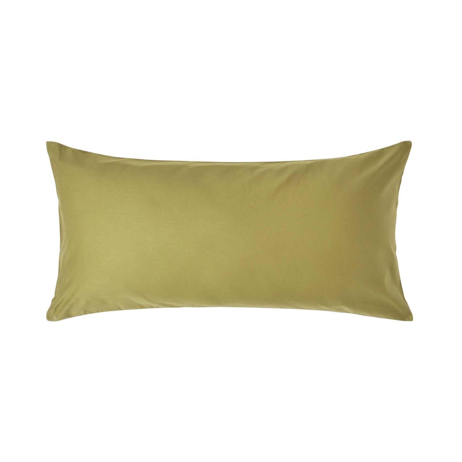 KISSENBEZUG Premium, Ägyptische Baumwolle, Fadendichte 1000 - Olivgrün, Textil (40/80cm) - Homescapes