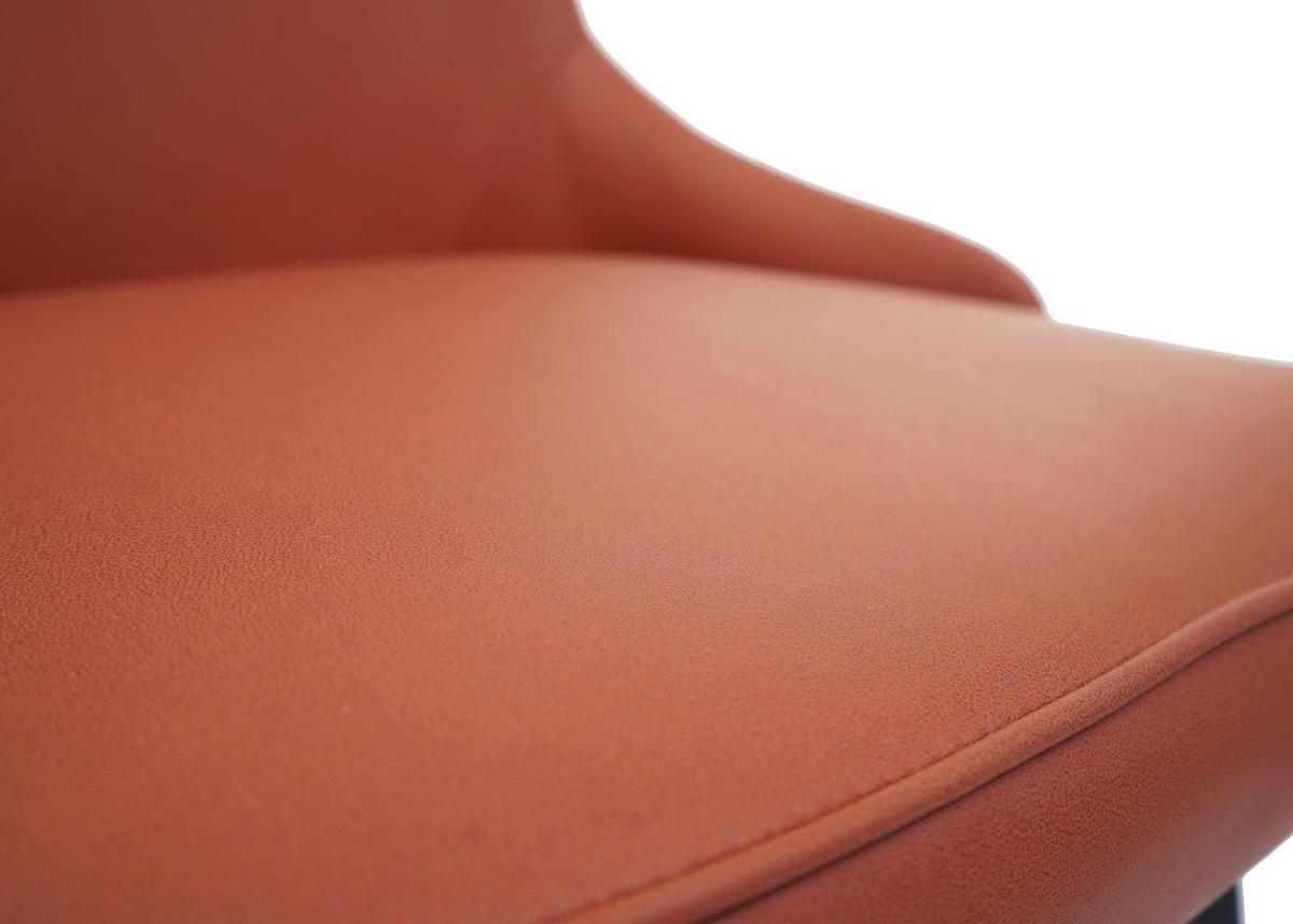 ESSZIMMERSTUHL Rotbraun, Braun 2er-Set - Rotbraun/Terracotta, Textil (53/86/53cm) - MCW