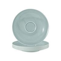 UNTERTASSEN Beat Color Glaze Arktisblau ø 16,7 cm 6er Set - Blau, Keramik (16.7cm) - Seltmann Weiden