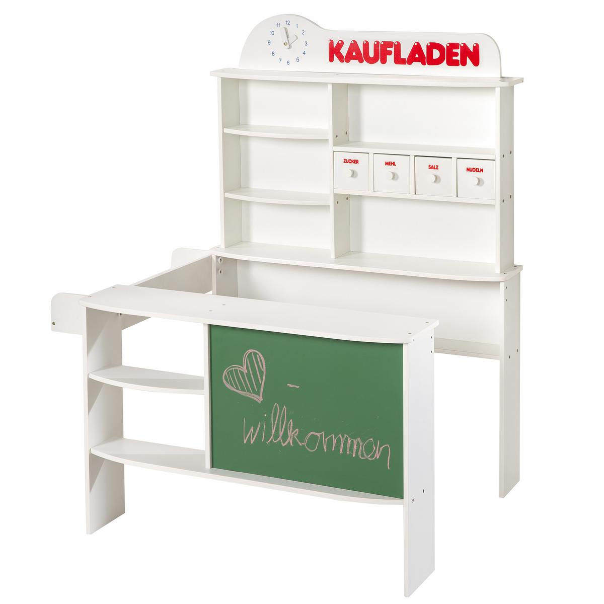 VERKAUFSSTAND - Weiß, Holzwerkstoff (100/120/78cm) - Roba