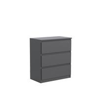KOMMODE Anthrazit 70/79/39 - Anthrazit, Holzwerkstoff (70/79/39cm) - RAUMHIRSCH FURNITURE