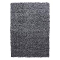 HOCHFLORTEPPICH RHEIN, einfarbig, Grau, 120 x 170 cm - Grau, Textil (170/120cm) - KADIMA DESIGN