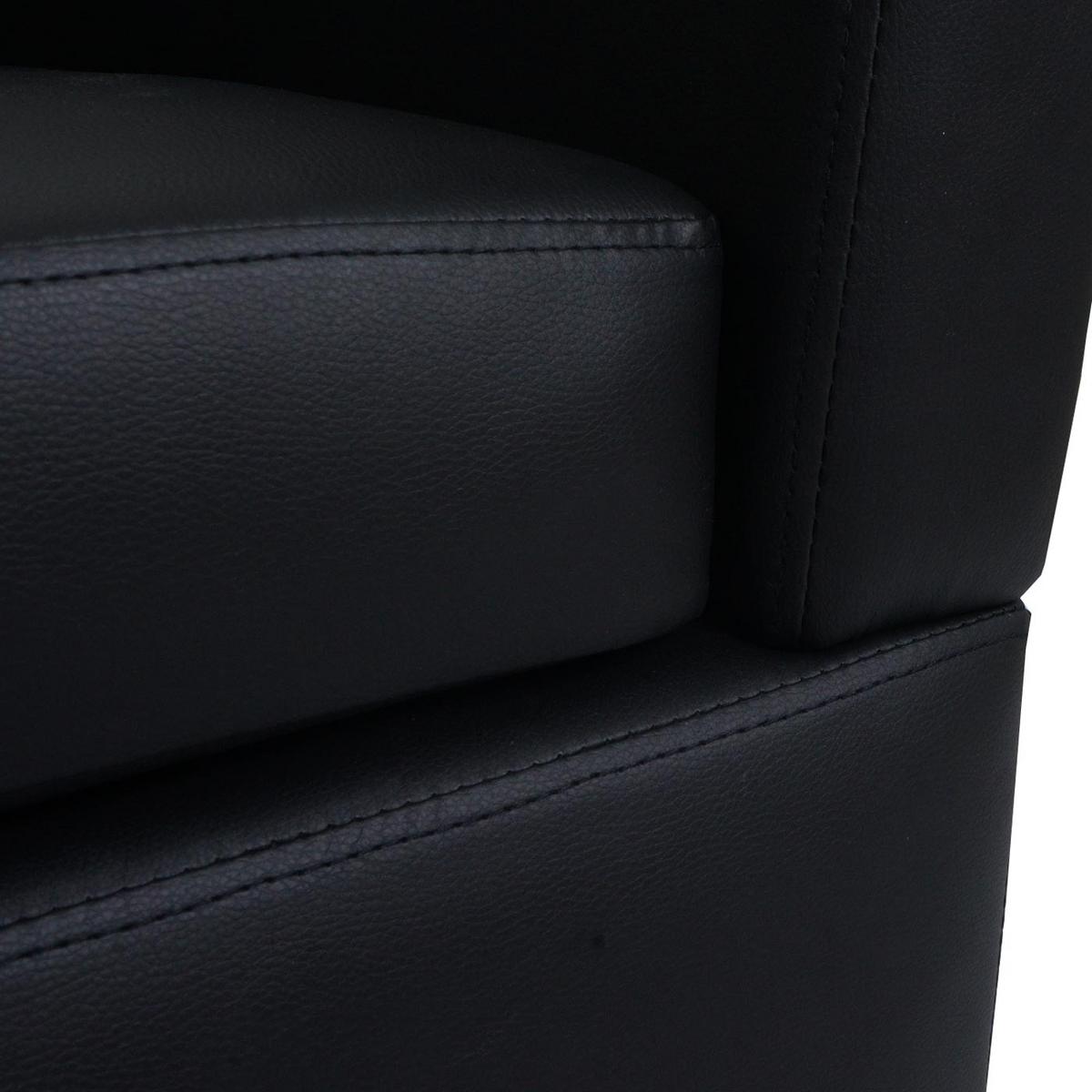 LOUNGE-SESSEL Schwarz - Schwarz, Textil (72/72/60cm) - MCW