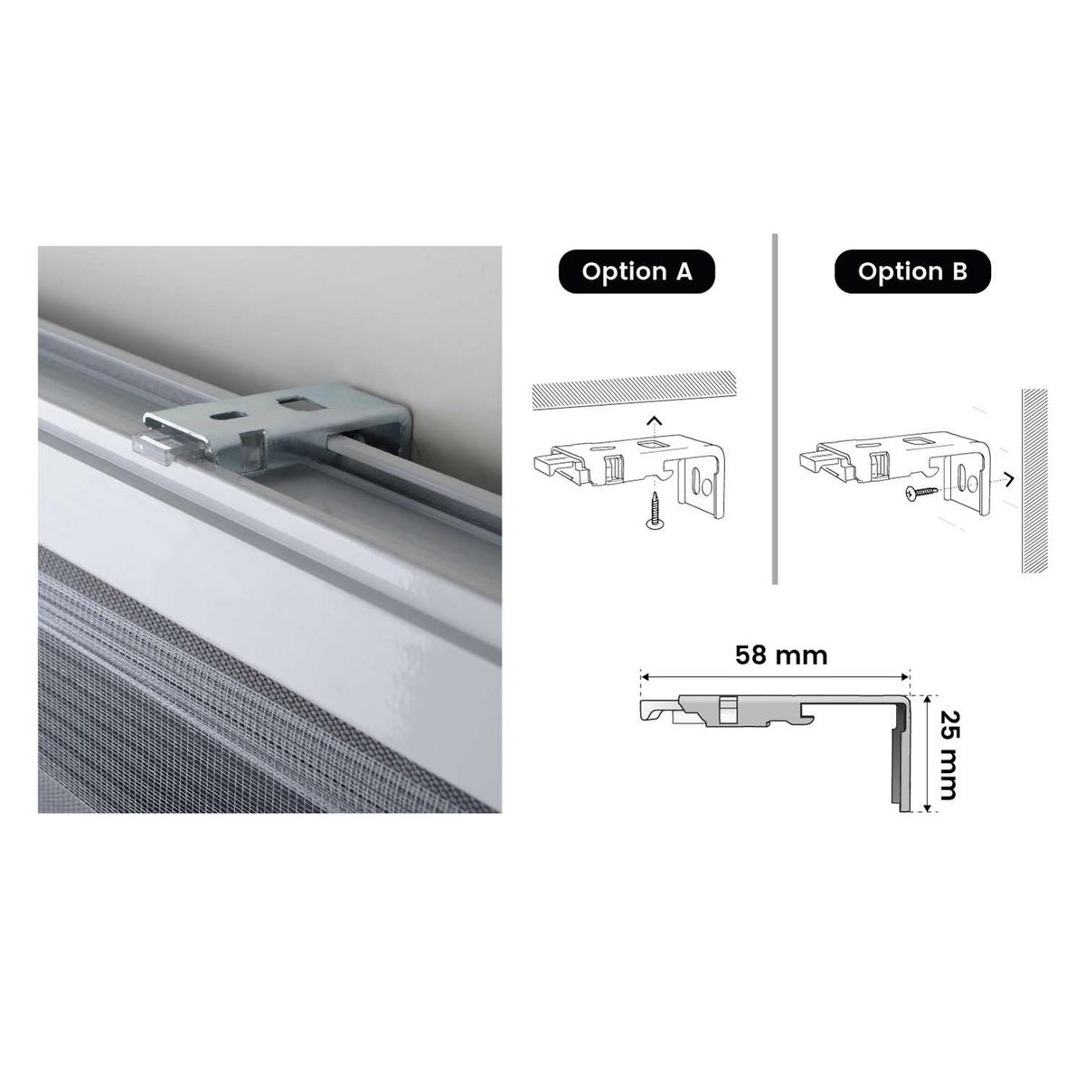 DOPPELROLLO Grau 120x180 cm - Grau, Kunststoff (120/180cm) - STORESDECO