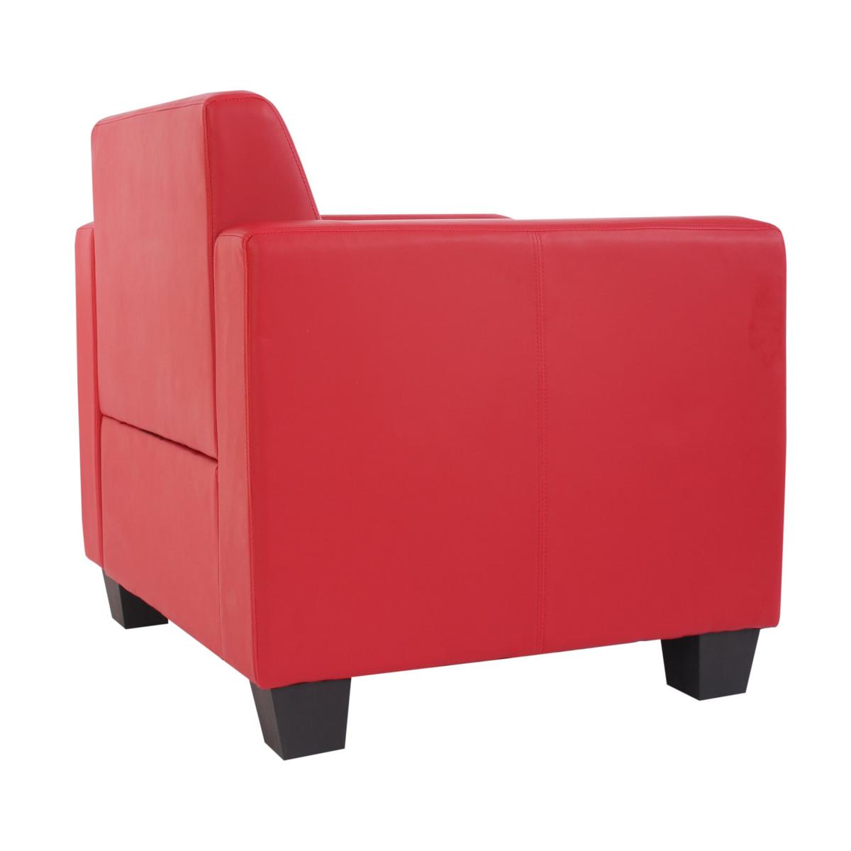 LOUNGESESSEL Rot - Rot, Textil (82/76/72cm) - MCW