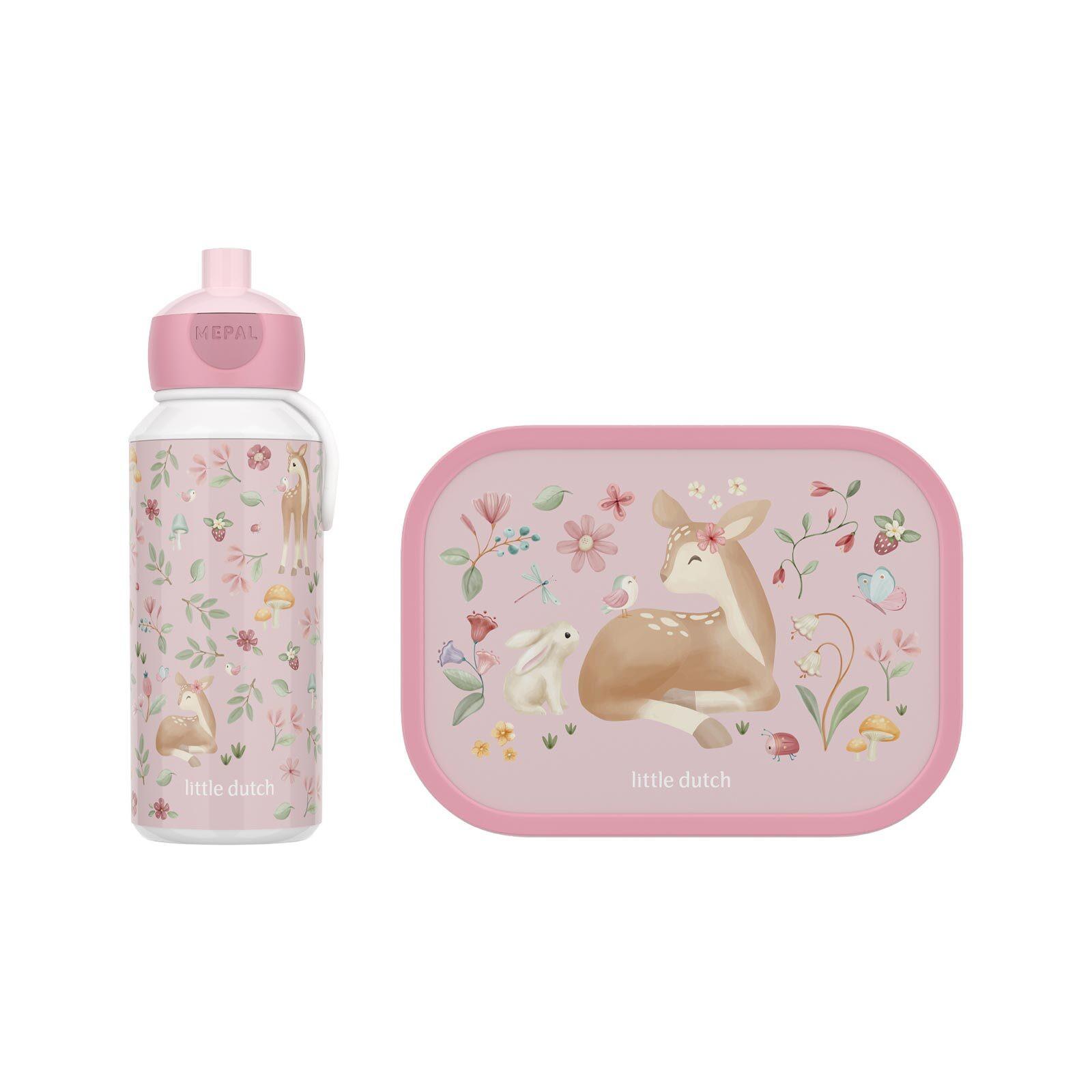LUNCHSET Campus Fairy Garden 2-tlg. - Pink/Rosa, Kunststoff (2/2/2cm) - Mepal