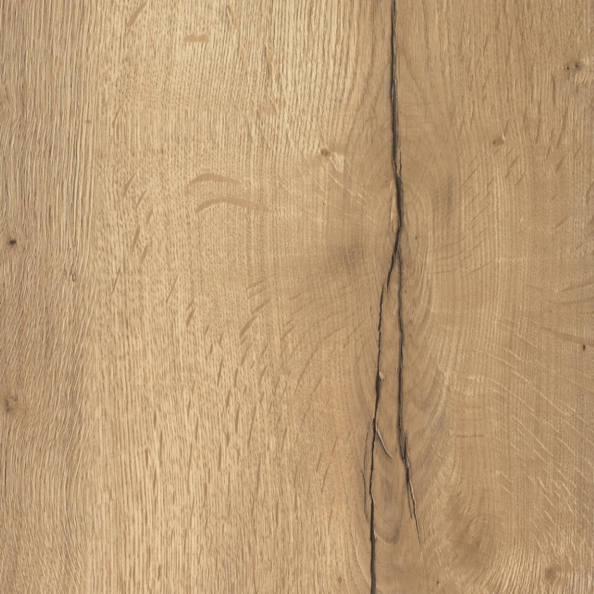 RUNDER Esstisch ausziehbar – Moderner Wohnzimmertisch und Küchentisch – Tisch mit Stabile Konstruktion, Durchmesser 80 cm - 130 cm - Farbe Halifax - Braun/Weiß, Holzwerkstoff (80/80/77cm) - Alpi-Möbel
