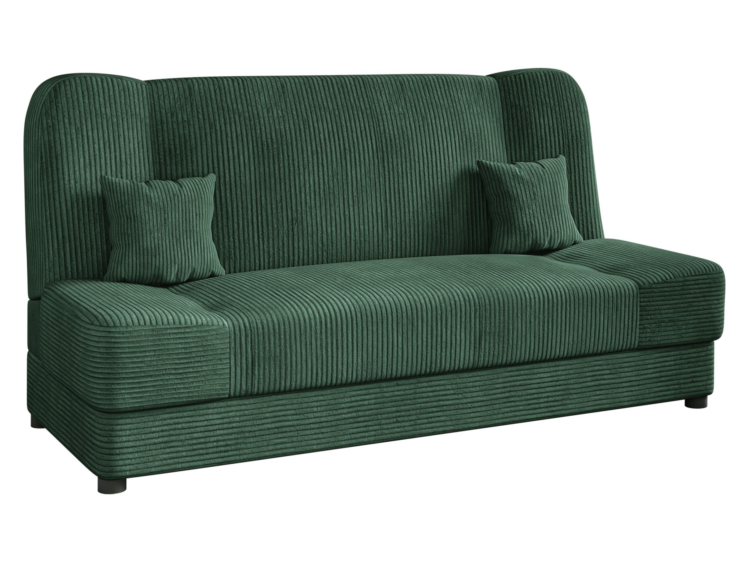 SCHLAFSOFA Jonas Cord - Grün, Holz/Textil (195/86/87cm) - MIRJAN24