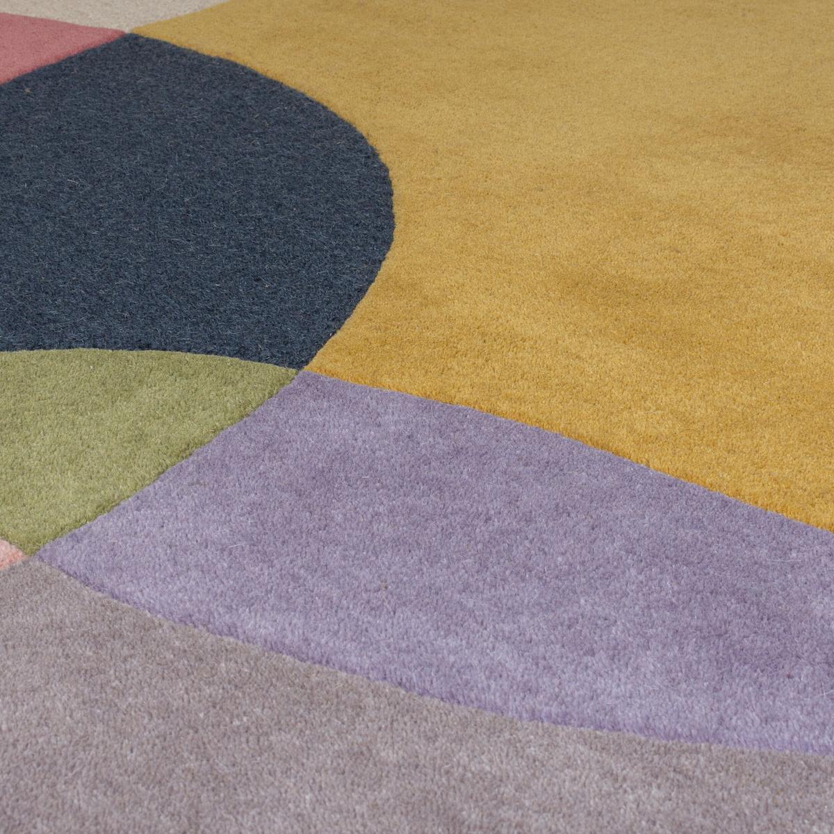 WOLLTEPPICH AIRE, abstrakt, aus Wolle, Bunt, 120 x 170 cm - Multicolor, Textil (170/120cm) - KADIMA DESIGN