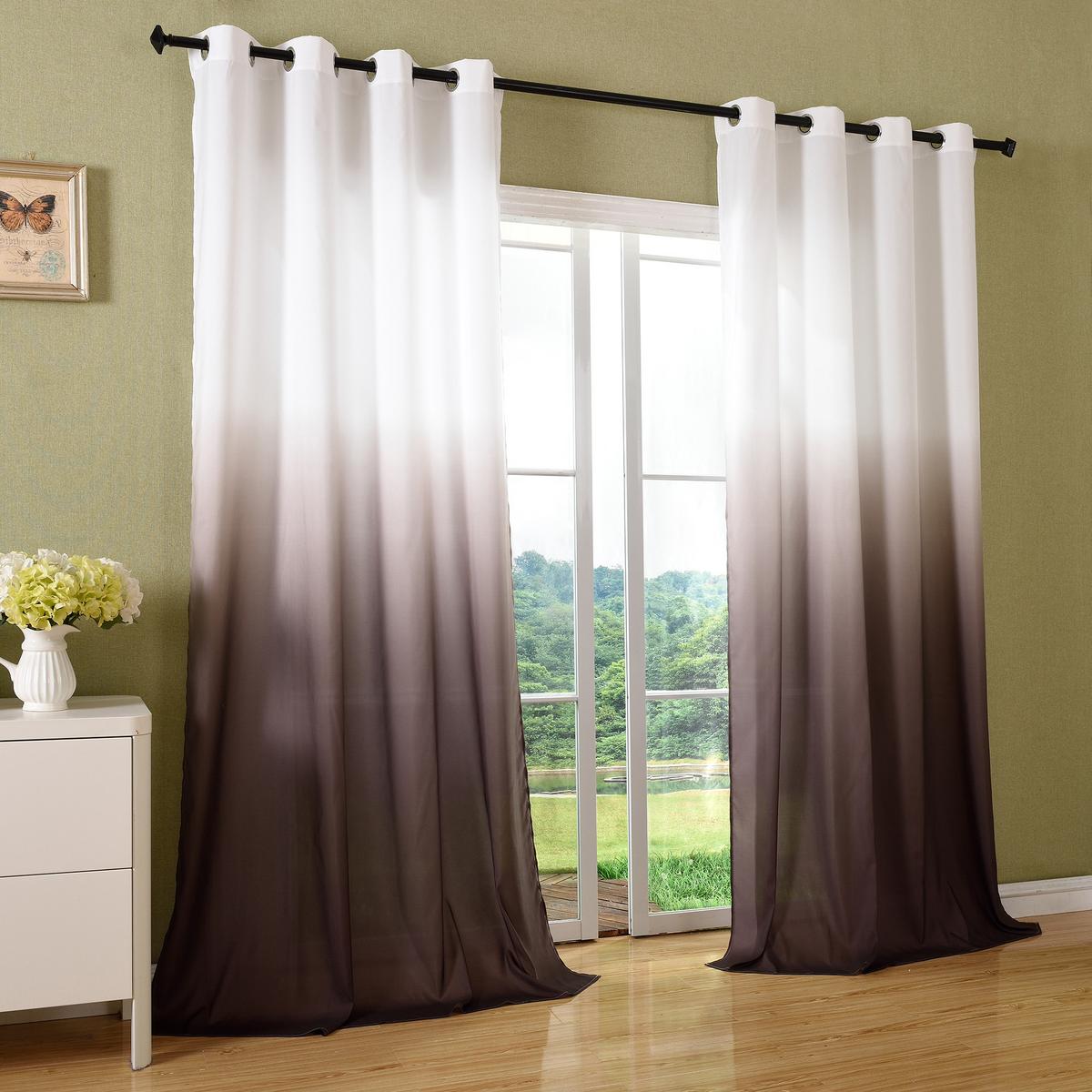 VORHANG FARBVERLAUF HxB 245x140 cm Braun - Braun, Textil (140/245cm) - Gardinenbox