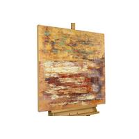 ÖLGEMÄLDE 80/80 cm - Braun, Holz/Textil (80/80cm) - KUNSTLOFT