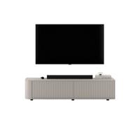 TV-LOWBOARD Aurora Kaschmir matt 140 cm mit niedrigen Füßen - Kaschmir, Holzwerkstoff (140/31/35cm) - Meble Lindner
