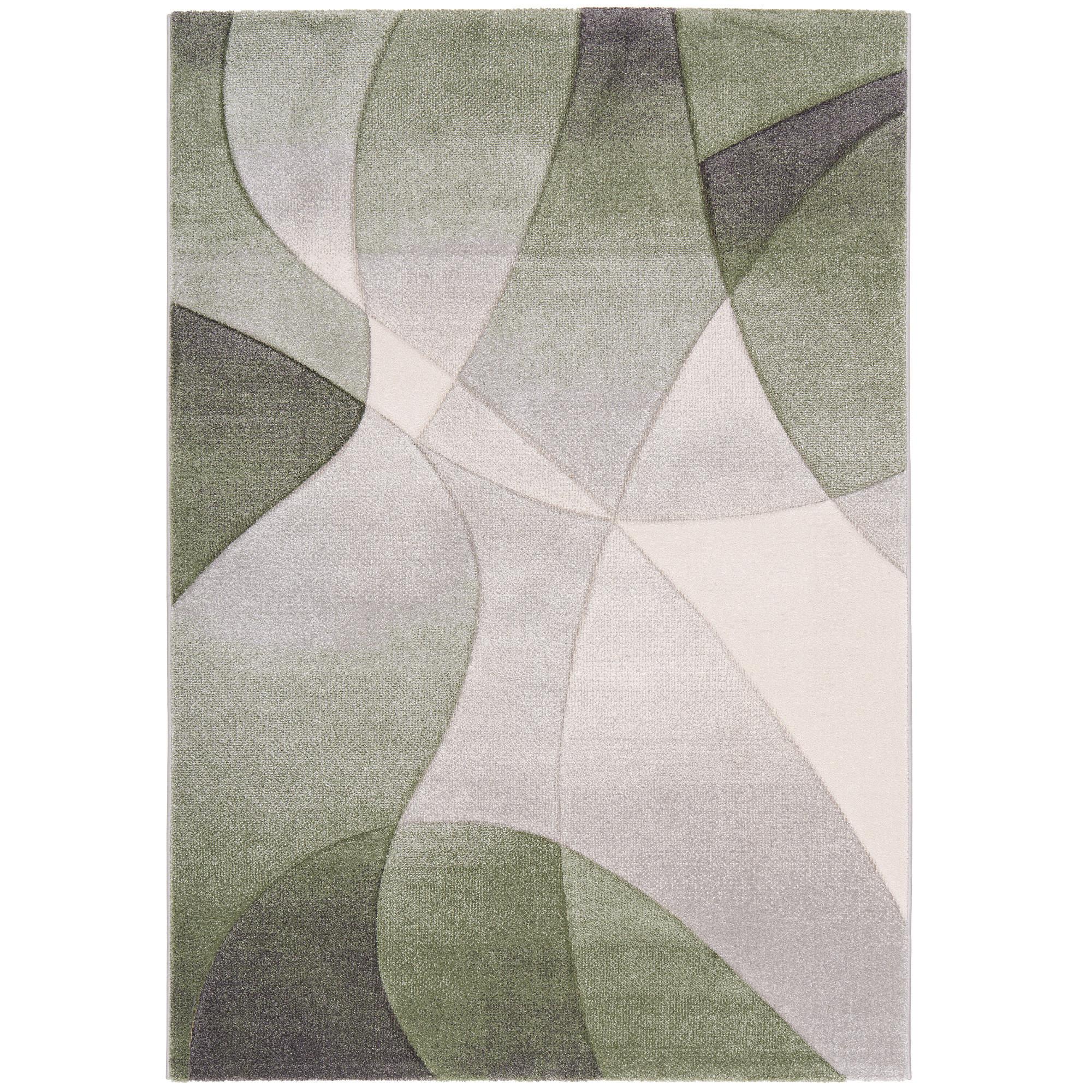 DESIGNER TEPPICH MAUI MODERN - Grün, Textil (80/150cm) - Pergamon