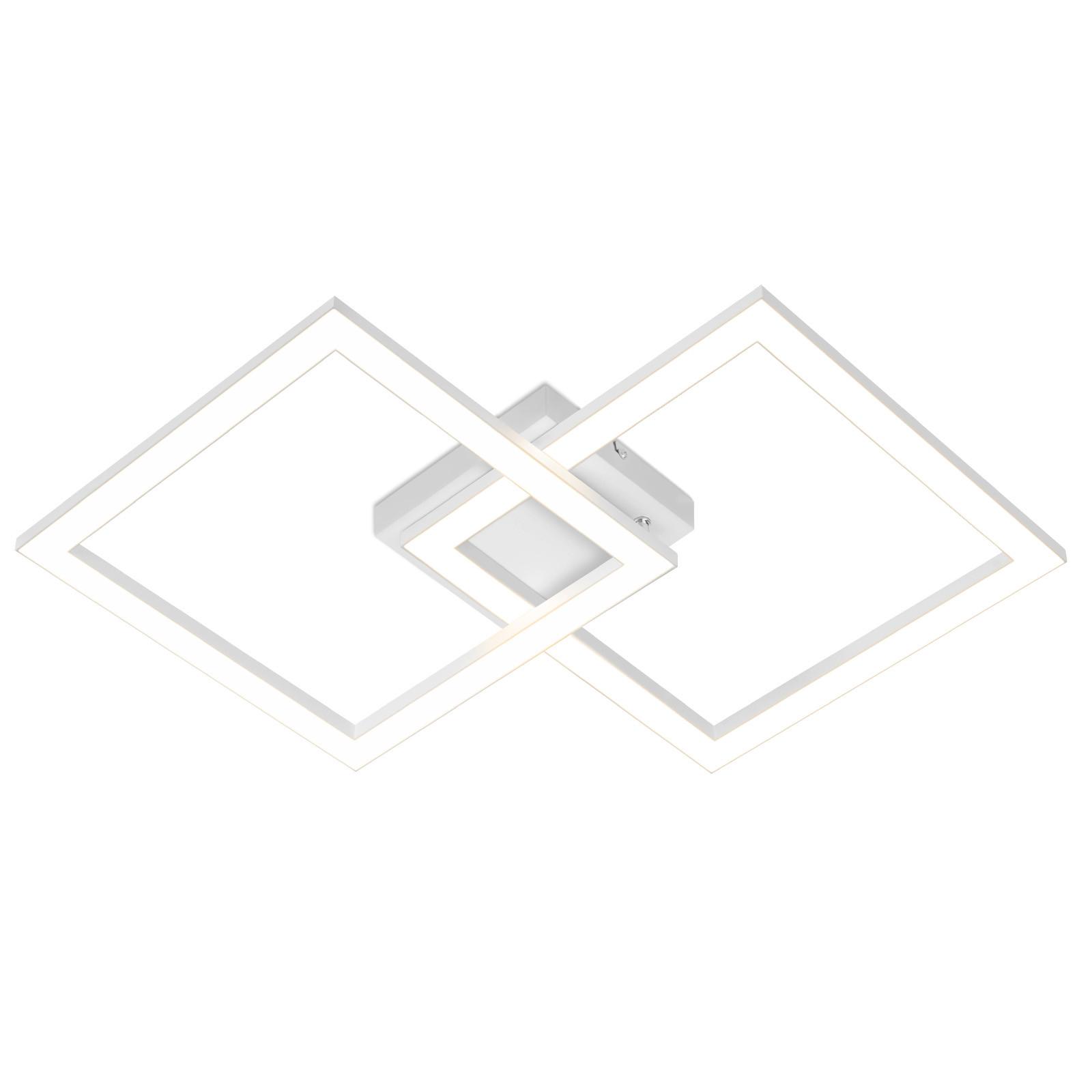 LED-DECKENLEUCHTE Mapes 46.1/46.1/5.8 cm - Weiß, Metall (46.1/46.1/5.8cm) - Nettlife