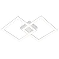 LED-DECKENLEUCHTE Mapes 46.1/46.1/5.8 cm - Weiß, Metall (46.1/46.1/5.8cm) - Nettlife