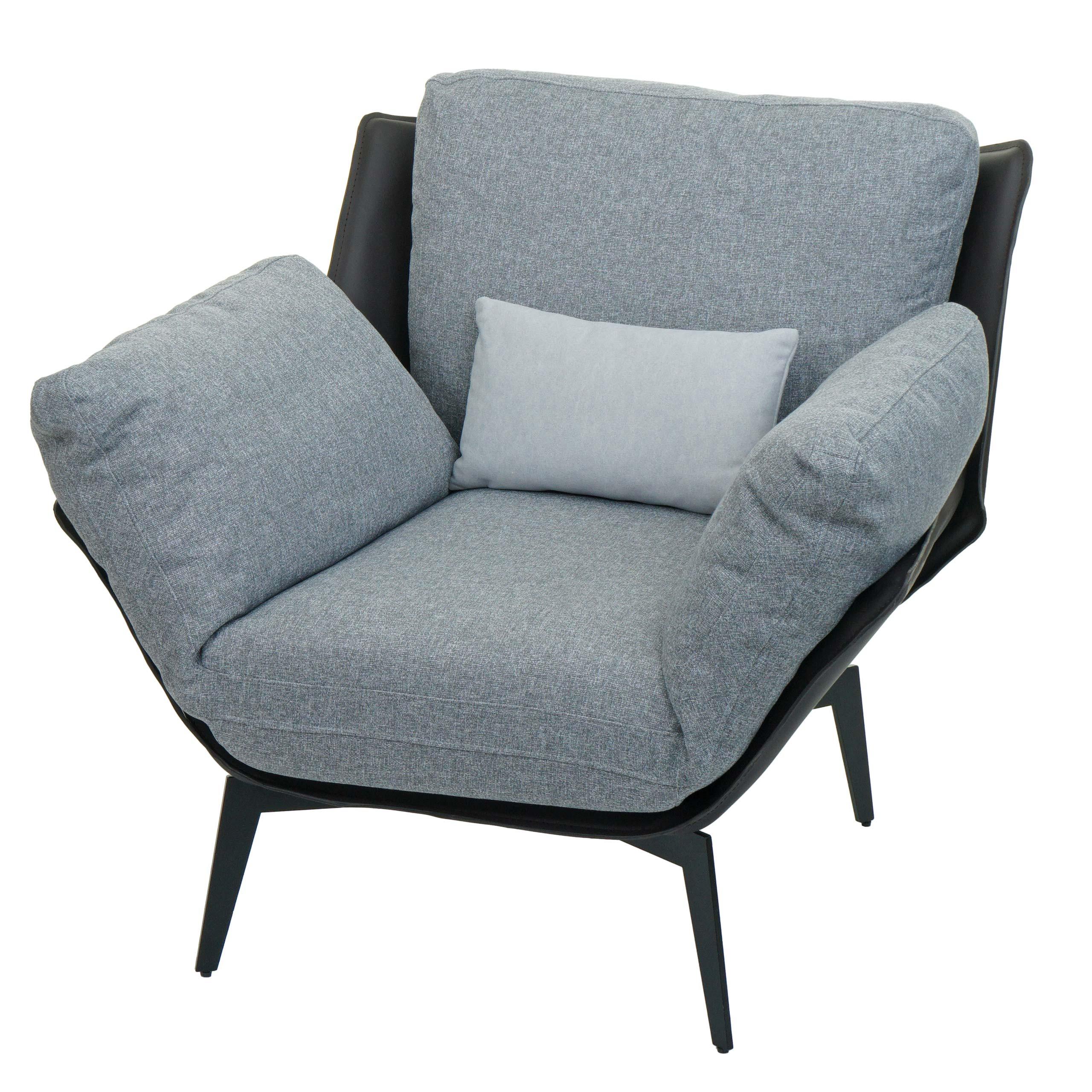 SESSEL Schwarz - Schwarz, Textil (86/81/86cm) - MCW