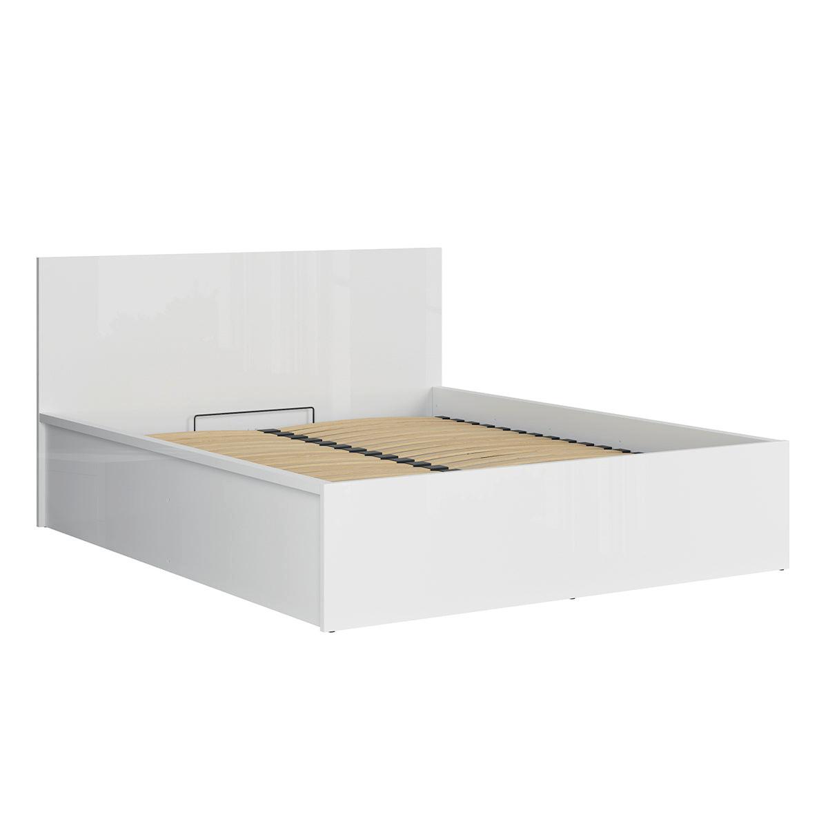 BOXBETT 160/200 Edwin Weiß - Weiß, Holzwerkstoff (160/200cm) - Petits-meubles