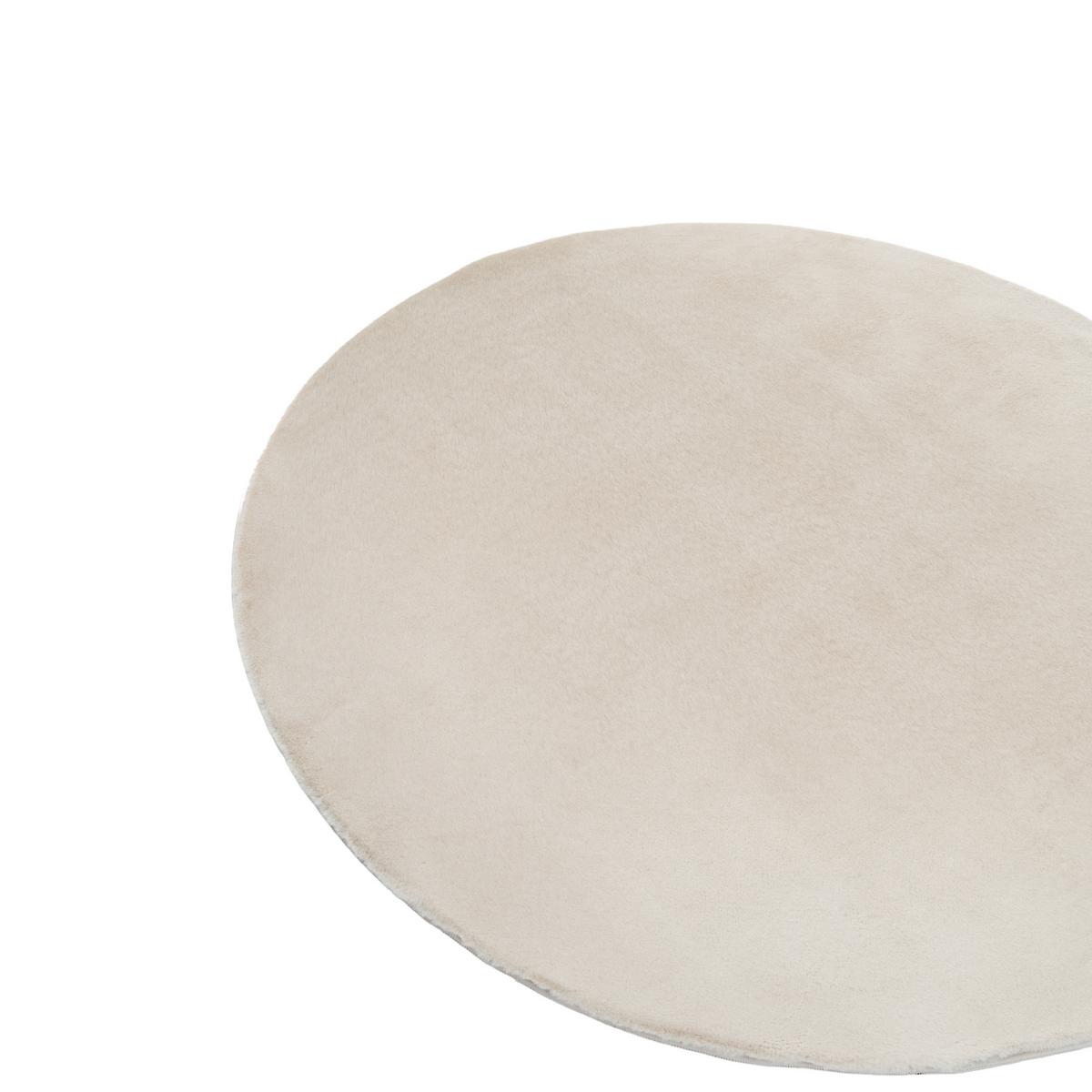 TEPPICH Hellbeige 160 cm Vantira - Beige, Kunststoff (160/160cm) - Beliani