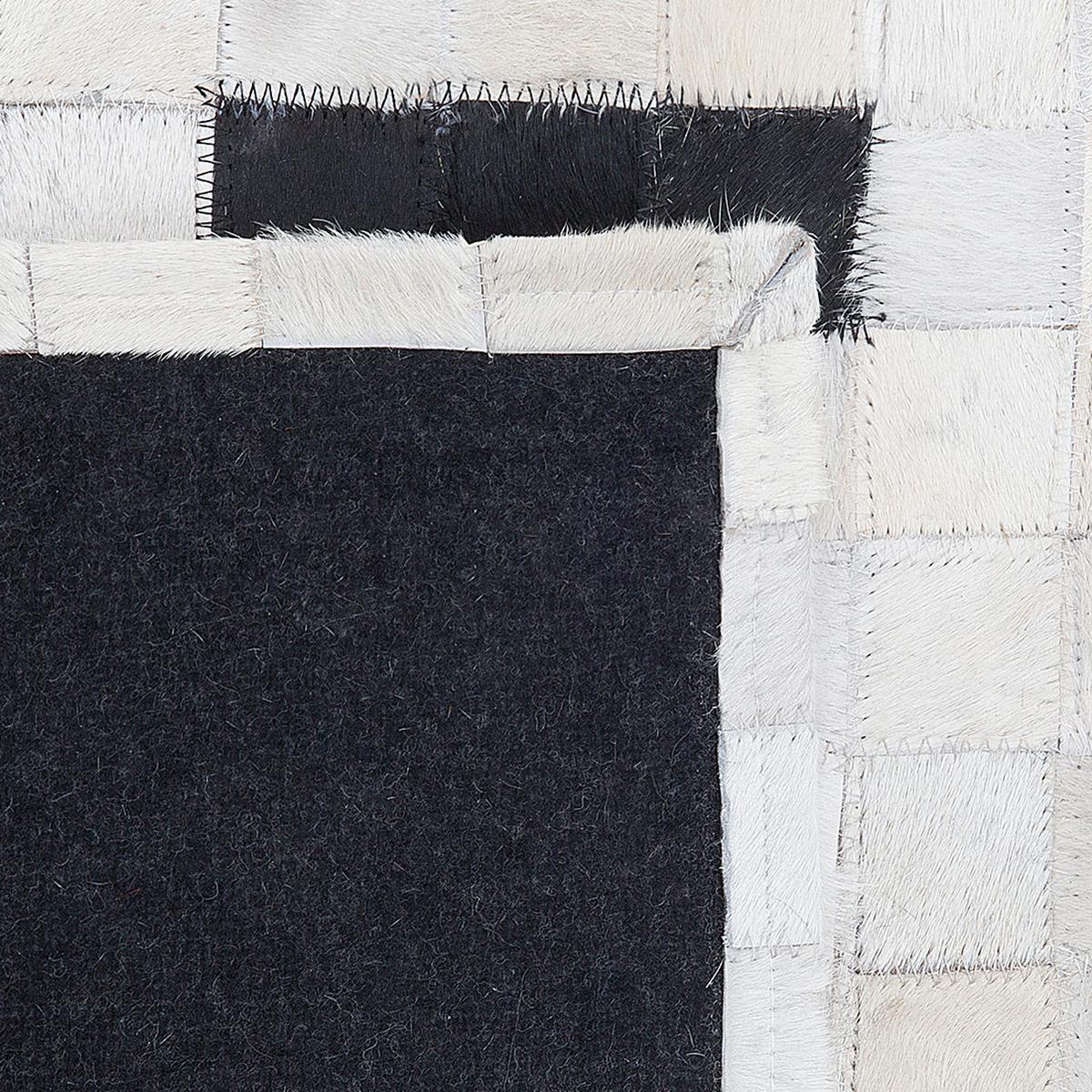 KURZFLOR-TEPPICH Bolu 230/160 cm - Weiß, Fell (160/230cm) - Beliani