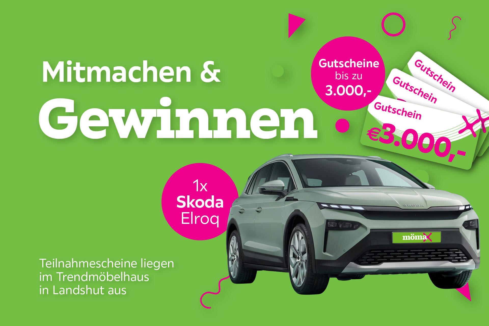 Mitmachen & Gewinnen 1x Skoda Elroq 