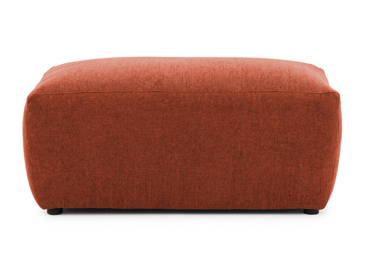 HOCKER Lennon aus Terrakotta Strukturstoff mit vielseitiger Nutzung - Terracotta/Schwarz, Holz/Kunststoff (102/42/76cm) - S-Style
