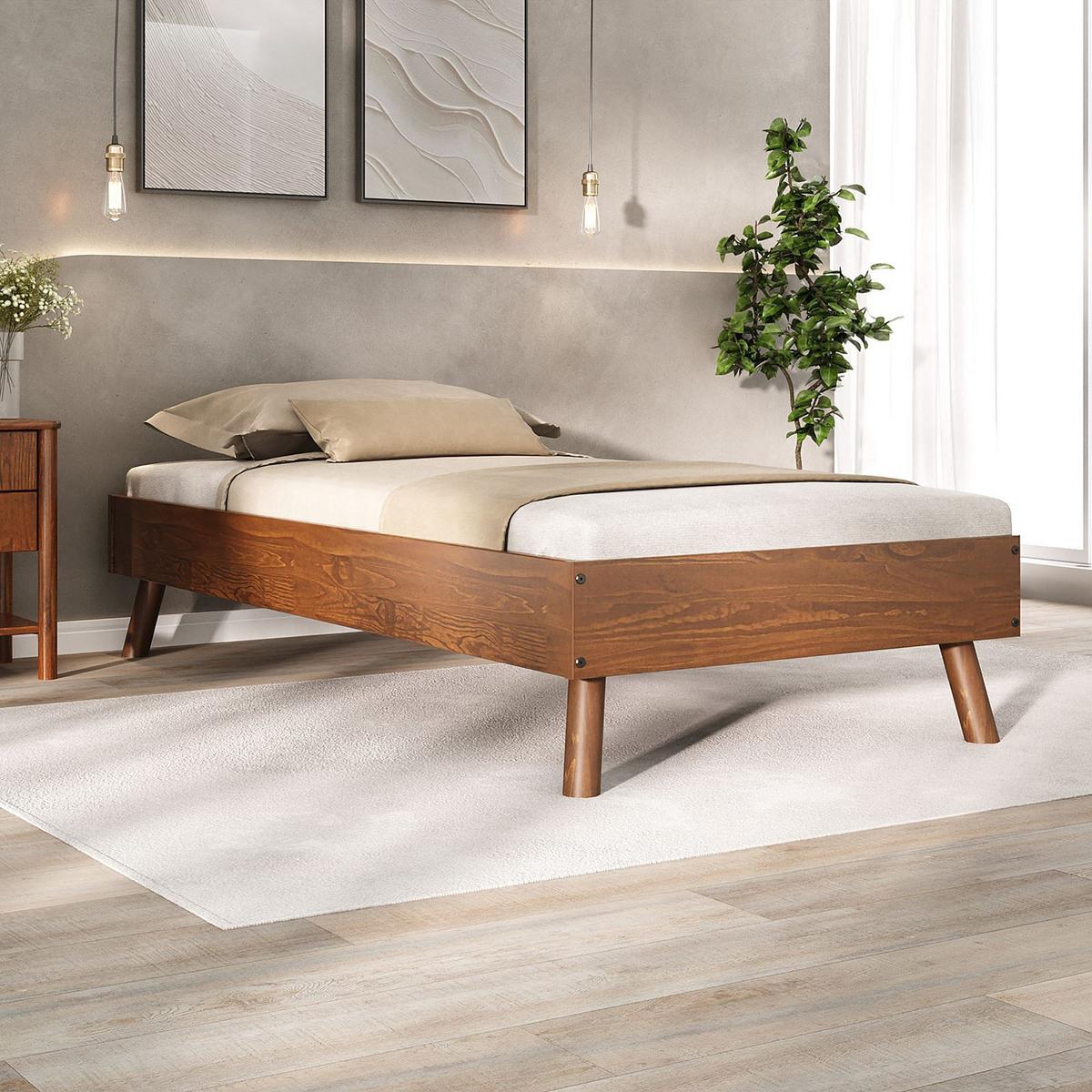 FUTONBETT KARRI 90x200 cm Kastanie - Kastanienfarben, Holz (90/200cm) - IDIMEX