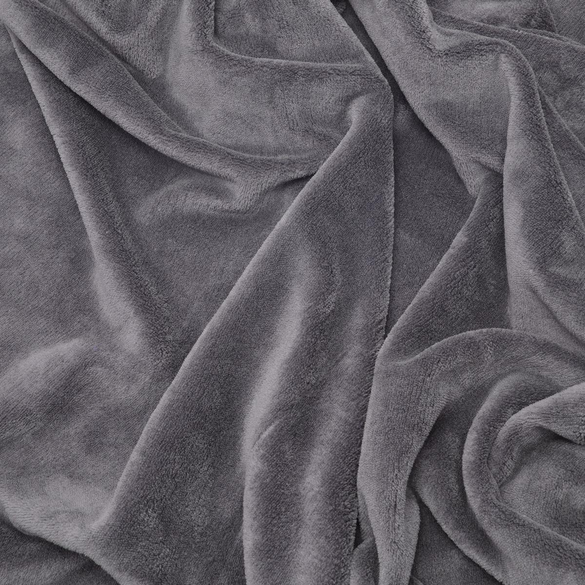DECKE Aurelia 150/200 cm Anthrazit - Anthrazit, Textil (200/150cm) - Beautissu 