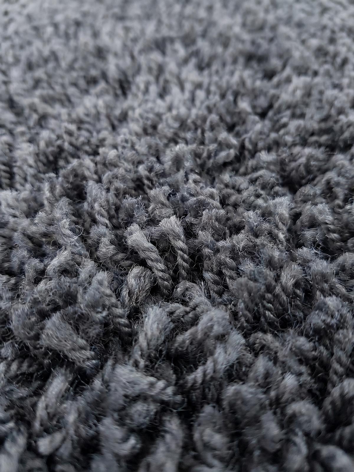 HOCHFLORTEPPICH RHEIN, einfarbig, aus Polypropylen, Grau, Ø 160 cm - Grau, Textil (160/160cm) - KADIMA DESIGN