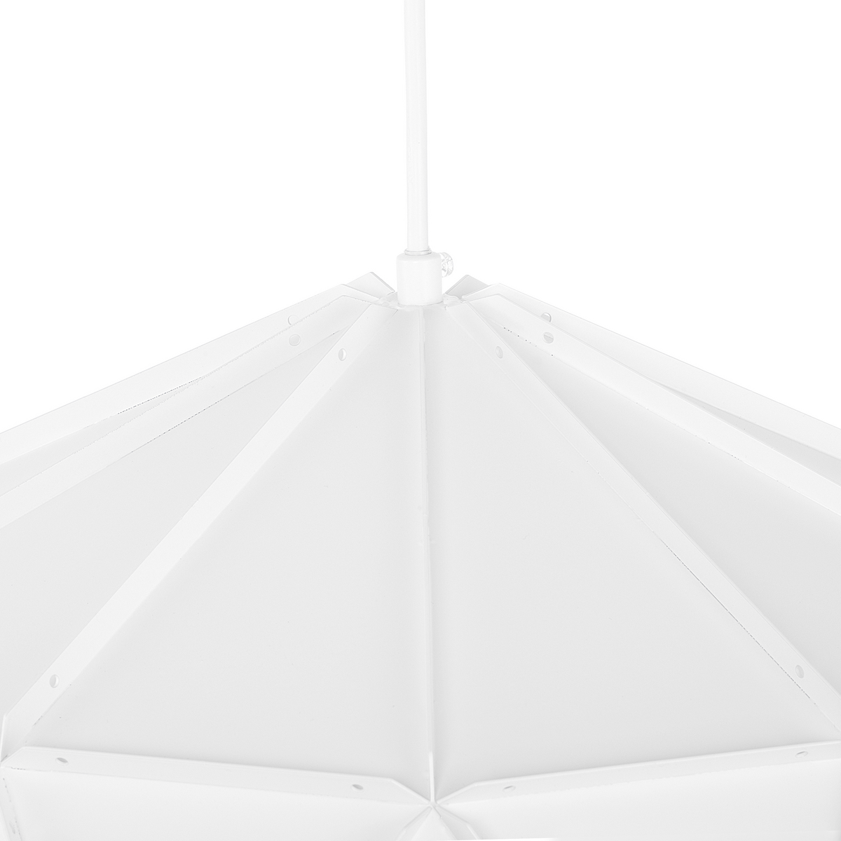 HÄNGELEUCHTE Senia 45/45/120 cm - Weiß, Metall (45/45/120cm) - Beliani