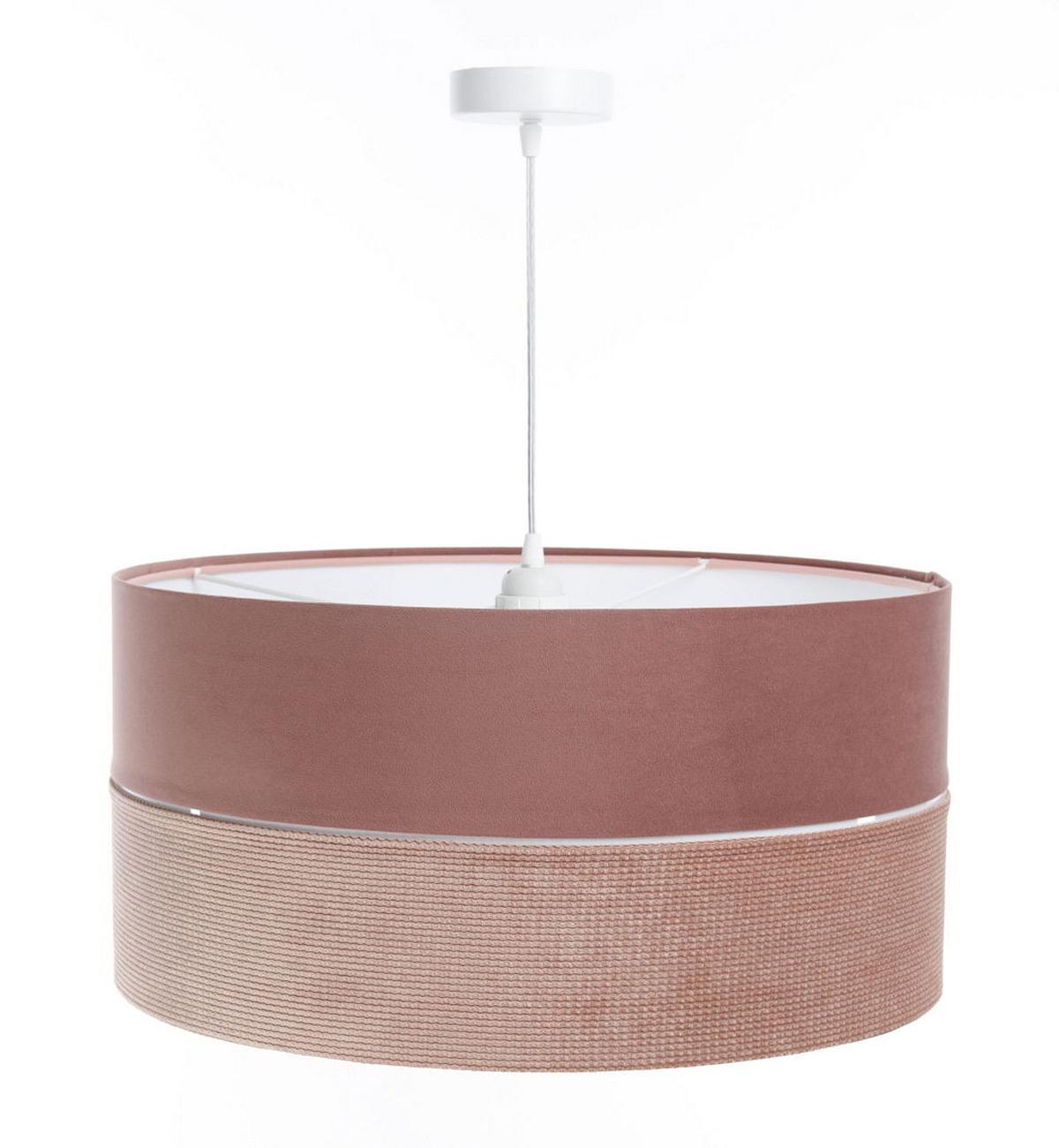 HÄNGELEUCHTE Rosa 60/30 cm - Pink/Weiß, Kunststoff (60/1/30cm) - ONZENO
