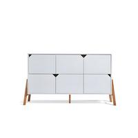 KINDERKOMMODE Lotta – rustikale Eleganz und Funktionalität Weiß - Weiß, Holzwerkstoff (150/85/50cm) - RAUMHIRSCH FURNITURE