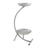 PFLANZENSTÄNDER Aalten - Hellgrau, Metall (25/30/61.5cm) - [en.casa]