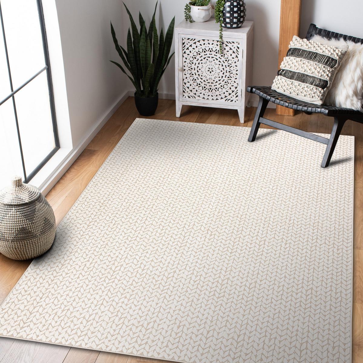 TEPPICH Spring 140/200 cm - Beige, Textil (140/200cm) - rugsX