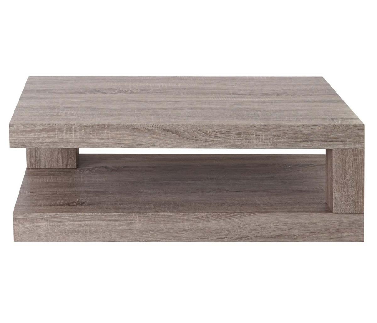 COUCHTISCH rechteck Eiche Dunkel Dekor - Trüffeleichefarben, Holzwerkstoff (60/110/40cm) - MCW