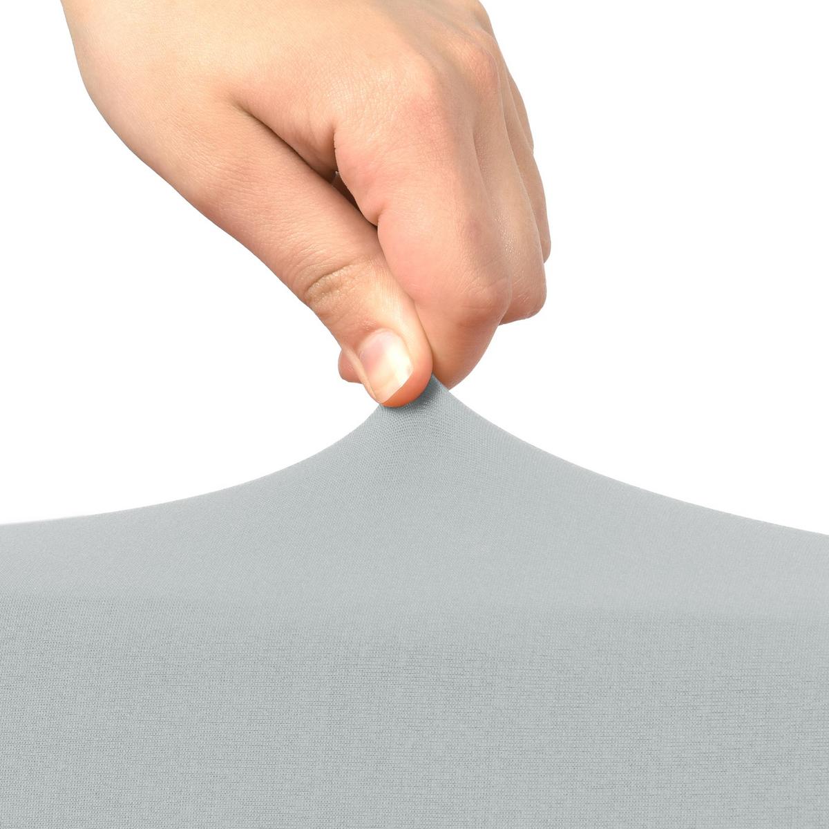 STEHTISCHHUSSE Stella Ø 70cm Silber (5tlg) - Silberfarben, Textil (70/70cm) - Beautissu 