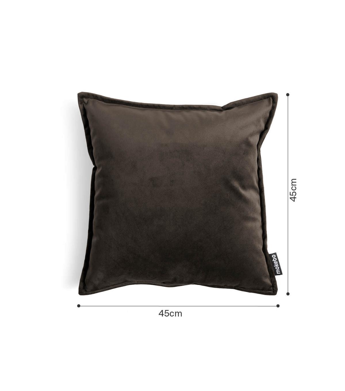 DEKOKISSEN SET Cuddle - Braun, Textil (45/45cm) - Mokebo