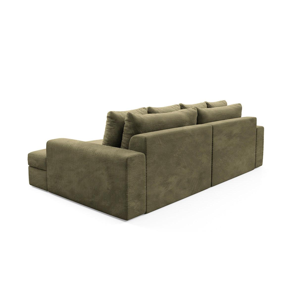 SOFA Paola 3 Sitzplätze Grün - Grün, Holz (272/86/167cm) - Petits-meubles